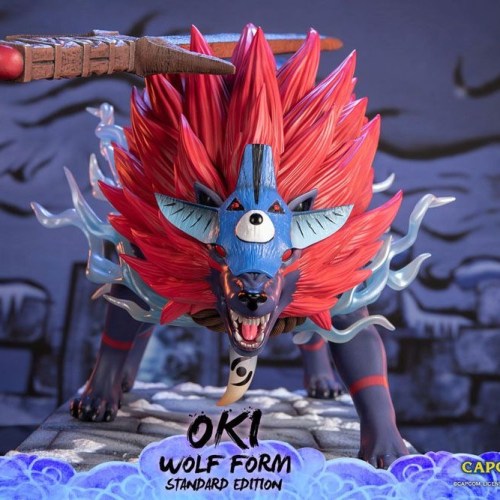 Oki (Wolf Form) Okami Statue by First 4 Figures